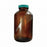 Qorpak Safety Coated Amber Packer Bottles with Thermoset F217/PTFE Cap - Safety Coated Wide Mouth Packer Bottle with PTFE-Lined Cap, Amber, 2, 500 mL - GLC-02295