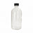 Qorpak Clear Boston RND BTLS W/PP Hole Cap / PTFE / Silicone Septa - BOTTLE, BOSTON RND, F1410 CAP, CLR, 32OZ - GLC-05091