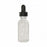Qorpak Amber Glass Round Dropper W / PP Assembly - Round Clear Glass Dropper Bottle with Black Phenolic Pulp Cap, 1 oz., 20-400 Neck Finish - GLC-05723