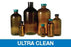 Qorpak Ultra-Clean Amber Boston Round Bottles - BOTTLE, BOSTON RND, PTFE CAP, AMB, 1OZ, UC - GLC-11319