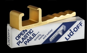 Qorpak Lid-Off for Pails - LID-OFF FOR PAILS, METAL, GOLD - MET-08918