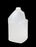 Qorpak Natural HDPE Handled Square Jug - HDPE Natural Color Jug, 38-400 Neck, 128 oz. - PLA-03230