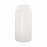 Qorpak Natural HDPE Wide Mouth Round Bottles No Cap - BOTTLE, HDPE WM RND, 100-400 NECK, NAT, 64OZ - PLA-03311
