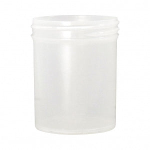 Qorpak Clear Polystyrene Jars Without Caps - JAR, PS, 58-400 NECK, CLR, 4OZ - PLA-03357