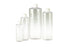 Qorpak Clear PVC Cylinder Bottles No Caps - BOTTLE, PVC CYLINDER, 24-410 NECK, CLR, 8OZ - PLA-05757