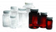 Qorpak Amber PET Packer Bottles No Caps - BOTTLE, PET PACKER, 45-400 NECK, AMB, 17OZ - PLA-06571