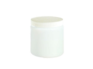 Qorpak Natural HDPE Straight Sided Round Bottle - HDPE Natural Color Straight Sided Round Bottle, 89-400 Neck, 32 oz. - PLA-09469