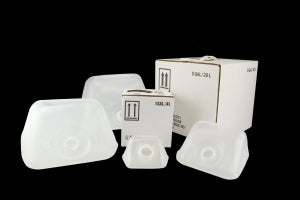 Qorpak Cubitainers - CUBITAINER, PE FOAM LINED CAP, NAT, 128OZ - PLC-03458