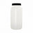 Qorpak Natural HDPE Wide Round BTLS W/Phenolic Pulp / Vinyl Cap - BOTTLE, HDPE WM RND, PV CAP, NAT, 128OZ - PLC-03547
