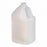 Qorpak Natural HDPE Handled Square Jug - HDPE Natural Color Jug with Polyethylene Foam Lined Cap, 128 oz. - PLC-03648
