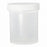 Qorpak Natural Polypropylene Jars with PP Unlined Cap - JAR, PP, UNLINED CAP, NAT, 1OZ - PLC-03693
