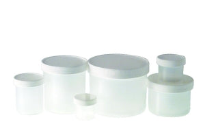 Qorpak Nat Polypropylene Jars with PP SturdeeSeal PE Foam Cap - JAR, PP, PE FOAM LINED CAP, NAT, 8OZ - PLC-03702