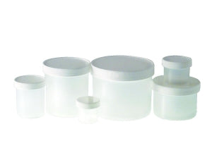 Qorpak Nat Polypropylene Jars with PP SturdeeSeal PE Foam Cap - JAR, PP, PE FOAM LINED CAP, NAT, 8OZ - PLC-03703
