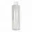 Qorpak Clear PVC Cylinder Bottles with PP SturdeeSeal PE Foam Cap - BOTTLE, PVC CYLINDER, PE FOAM CP, CLR, 16OZ - PLC-05773