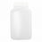 Qorpak Vacuum / Ionized Natural HDPE Oblong Bottle with PE Cap - Vacuum and Ionized HDPE Wide Mouth Oblong Bottle with PE Foam-Lined Cap, Natural, 17 oz. - PLC-06620