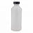 Qorpak HDPE Modern Round Bottles - BOTTLE, HDPE MODERN RND, CONE CAP, NAT, 8OZ - PLC-07871