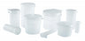 Qorpak Natural Polypropylene Hinged Lock Seal Vials - Sterile Hinged Polypropylene Vial, Lock Seal, Natural, 10 oz. - PLC-10040