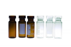 Qorpak Clear Large Opening Screw Thread Vial - VIAL, CHRM SNAP, 11MM NECK, AMB, 2ML - VG21158-312