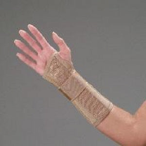 DeRoyal Functional Wrist and Forearm Splint - Functional Wrist Splint with Extra-Wide Loop Lock Strap, Microfleece, 7", Left, Size L - 12951107