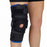 DeRoyal Warrior Knee Brace - Hinged Knee Brace, Long Wraparound, Size L, 20.5"-23" - 14611007