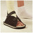 DeRoyal Black Canvas Cast Shoes - Rocker Open Toe Shoe Cast, Canvas, Black, Size L - 2033-04