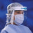 DeRoyal FaceShieldZ Facial Protection Products - Vented Foam Full Face Mask, Hook and Loop Strap - 23-001