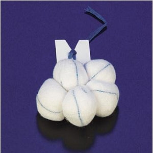 DeRoyal Double-Strung Tonsil Sponges - Double-Strung Tonsil Sponge, Size XL - 30-043
