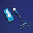 DeRoyal Cherry Sponges - Cherry Dissector Sponge with 5-Count Foam Holder, X-Ray Detectable, Sterile, 0.5" Dia. - 30-112