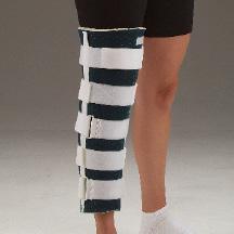 IMMOBILIZER, KNEE, CUTAWAY, 18IN, ELASTIC