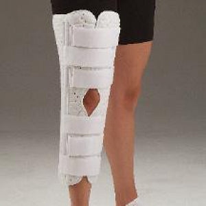 DeRoyal Superlite Knee Immobilizers - Superlite Knee Immobilizer with Contoured Stays, 20" Long, Size XL - 7008-04