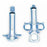 DeRoyal Control Syringes - Control Syringe, 10 mL, Male-Luer, Palm Pad - 77-300743
