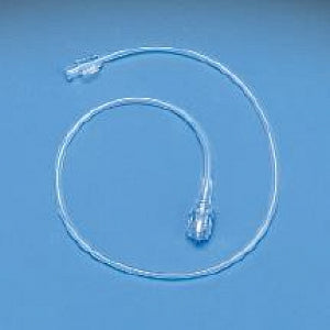 DeRoyal Braided HP Injector Lines 1200 PSI - Braided HP Injector Line, 1, 200 PSI, 30" Female Luer Lock to Male Rotator - 77-530150