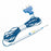 DeRoyal Hand-Activated Electrosurgical Pencil - Push-Button Electrosurgical Pencil Tip Cleaner with Holster - 88-000052