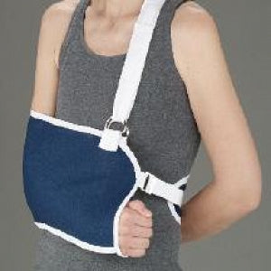 DeRoyal Shoulder Immobilizer w/Canvas Swathe - Shoulder Immobilizer, Canvas Swathe, Size L - 9001-04