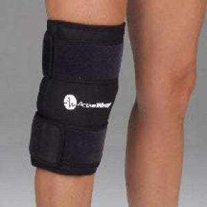 DeRoyal ActiveWrap Thermal Supports - ActiveWrap Post-Op Cryotherapy Knee Wrap, Holds 4 Ice Packs, Size S / M - 9373-04