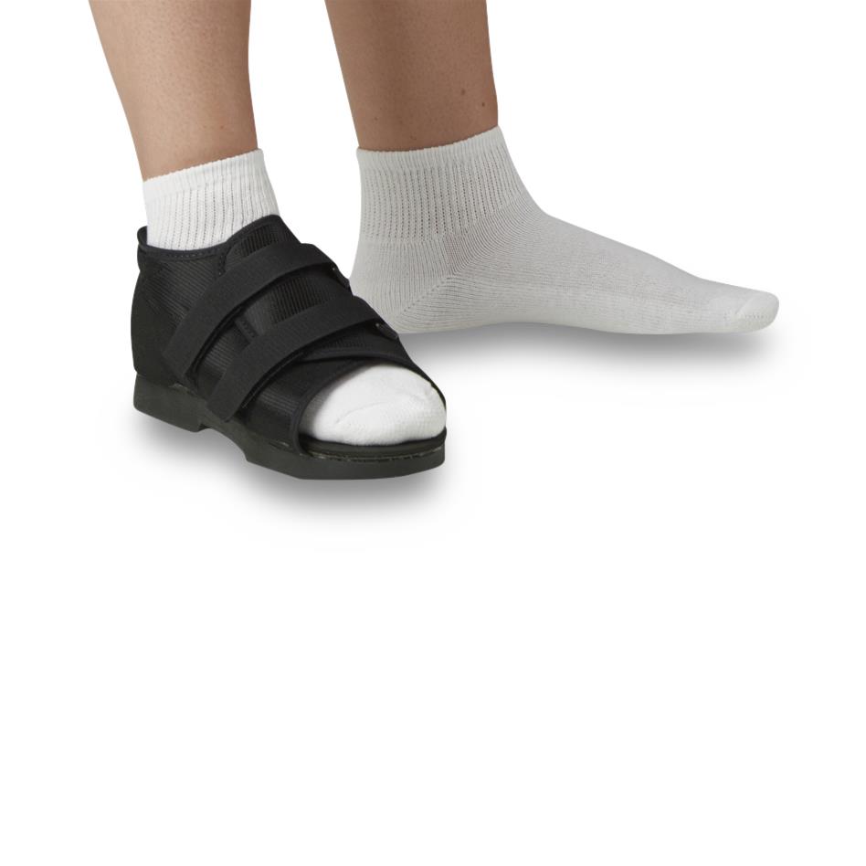 DeRoyal Post-Op Shoes with Rubber Sole - Rubber Liner Post-Op Shoe, Women's Size M - 2042-08
