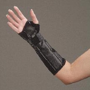 DeRoyal Black Foam Wrist and Forearm Splint - Black Foam Wrist and Forearm Splint, Right, Large - BF5002-04