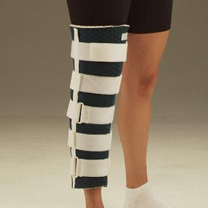 DeRoyal Cutaway Knee Immobilizers - Cutaway Adjustable Knee Immobilizer, 12" Long - ER4433-12