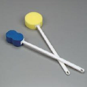 DeRoyal Bath Sponges - Bath Sponge, Long Handle, Round Sponge - HY1001-RD