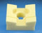 DeRoyal Prone Head Positioners - Head Positioner with Trach Slot, Compressed, 9" x 8" x 4" - M60-028