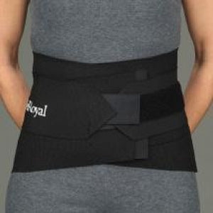 Deroyal Lumbar Sacral Back Braces - Back-n-Black Lumbar Sacral Back Support, Size XL CW - NE7741-15