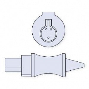 DeRoyal Neonatal Skin Temperature Sensor Probes - Reusable Cable, Putty - NI-37
