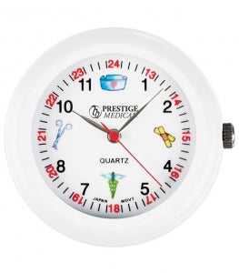 Prestige Medical Analog Stethoscope Watch - Analog Scope Watch, White - PM1689-WHT