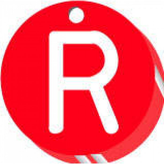 X-Ray Marker - Abbreviated Side: Right Shape: Round Color: Red Material: Acrylic Dimensions: 1-3/32" X 1/8" 1 / Each