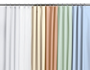 Medline Rain Shower Curtains - CURTAIN, SHWR, RAIN, 6G VINYL, 36X72, WHITE - RAQ36X72WHI