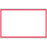 Tape With Red Border Removable 1" Core 1 X 500" Imprints White 308 500 Inches Per Roll