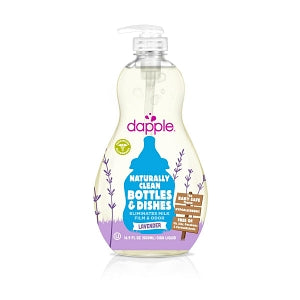 Bottle and Dish Liquid by Dapple Baby Ba - Dapple Baby Dishwashing Liquid, Lavender Scent, 16.9oz. Bottle - DB001-17