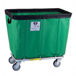 R and B Fabrication Fabric Laundry Trucks - Vinyl Laundry Truck, 6 Bushel Capacity - 406SO