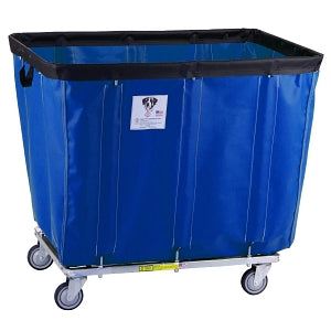R&B Wire Products Bulk Linen Trucks - Fully Sewn Vinyl Laundry Truck, 20-Bushel Capacity, 49" L x 33.5" W x 39.25" H. Specify Color in Order Text. - 4020SO