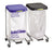 R & B Wire Products Inc Double Hamper Stand with Foot Pedal - Double Hamper with Foot Pedals, No Bags - 694